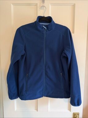 🫐 L.L.Bean dark blue Polartec windstopper fleece jacket. Size S regular.